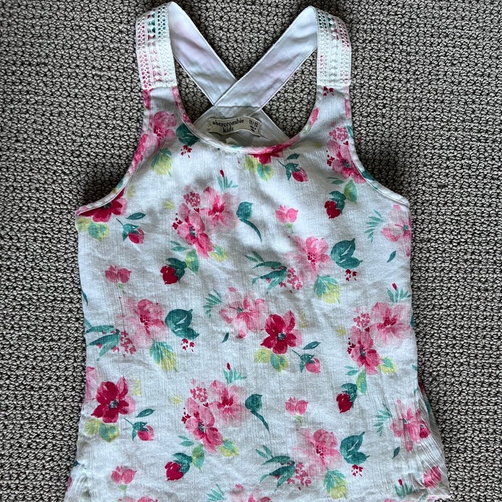Soft and sweet abercrombie kids girls tank (size 11/12)